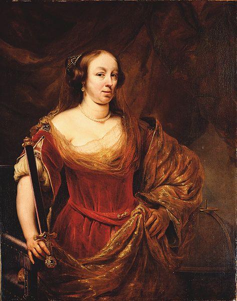 BOL, Ferdinand Portrait of Louise Marie Gonzaga de Nevers France oil painting art